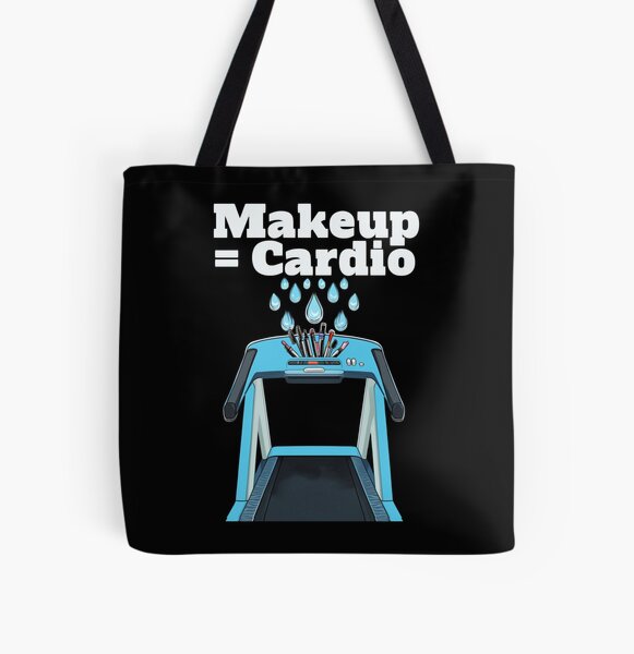 Vista previa del artículo con la obra «Camiseta Maquillaje = Cardio», diseñado y vendido por TeesByOquad.