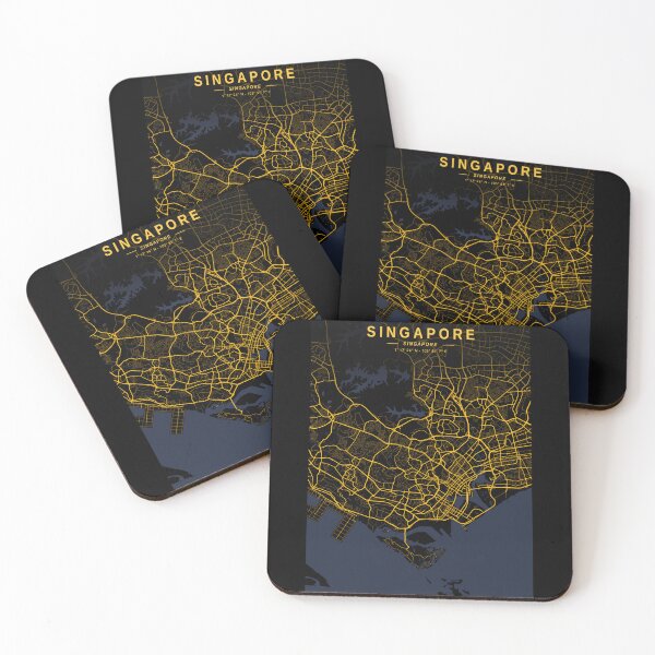 Item preview, Singapore Golden Map designed and sold by My Digital Mind.