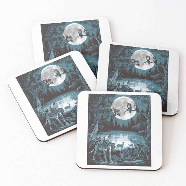 Item preview, Nighttime forest  designed and sold by AnamMHavan.