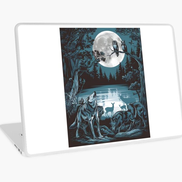 Item preview, Nighttime forest  designed and sold by AnamMHavan.