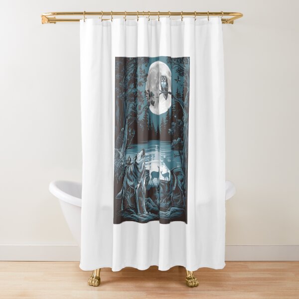 Item preview, Nighttime forest  designed and sold by AnamMHavan.