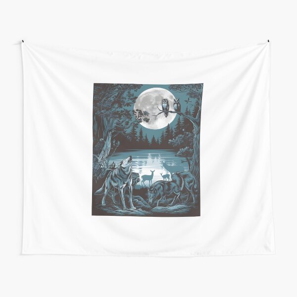 Item preview, Nighttime forest  designed and sold by AnamMHavan.