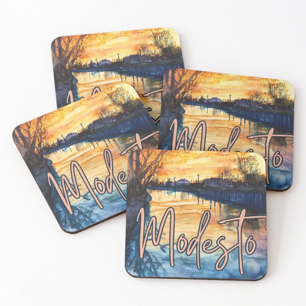 Item preview, Modesto California Scenic Sunset View designed and sold by TuncGK.