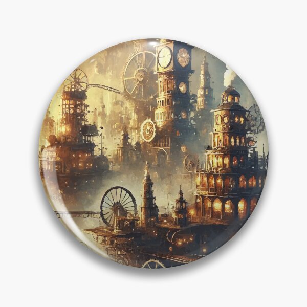 Item preview, Skybound City: A Steampunk Dream Above the Clouds designed and sold by AbstractAnom.
