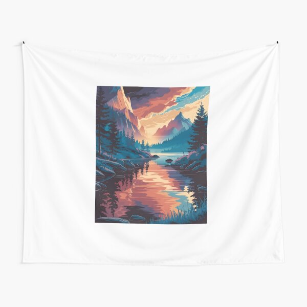 Item preview, Sunset Moonscape designed and sold by AnamMHavan.