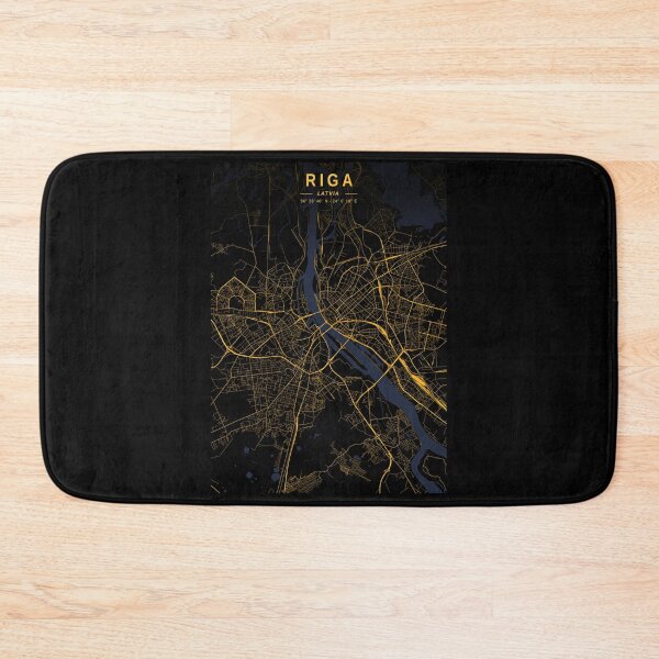 Item preview, Riga Golden Map designed and sold by My Digital Mind.