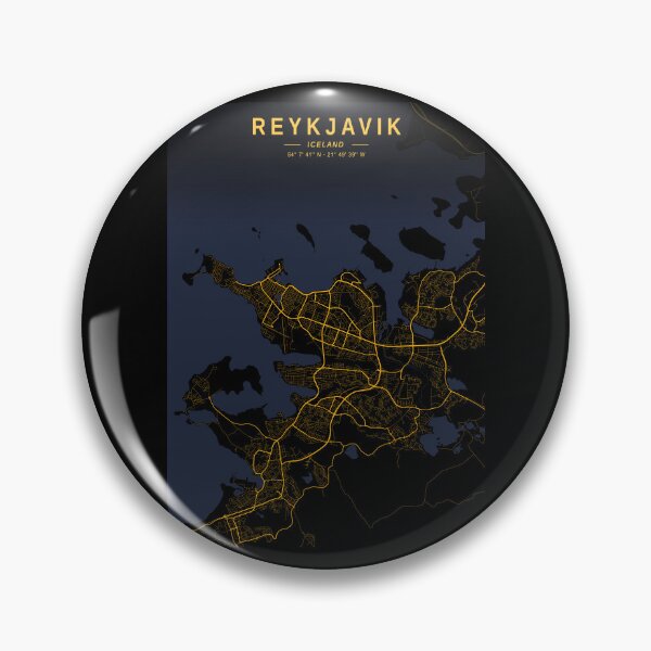 Item preview, Reykjavik Golden Map designed and sold by My Digital Mind.