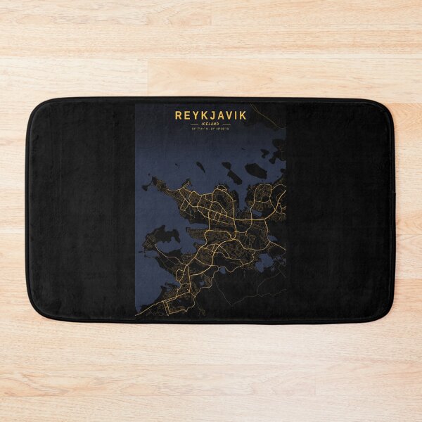 Item preview, Reykjavik Golden Map designed and sold by My Digital Mind.