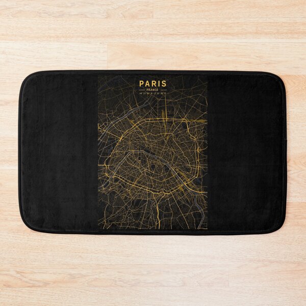 Item preview, Paris Golden Map designed and sold by My Digital Mind.
