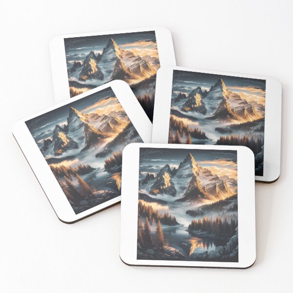Item preview, Ice-Topped Mountains designed and sold by AnamMHavan.