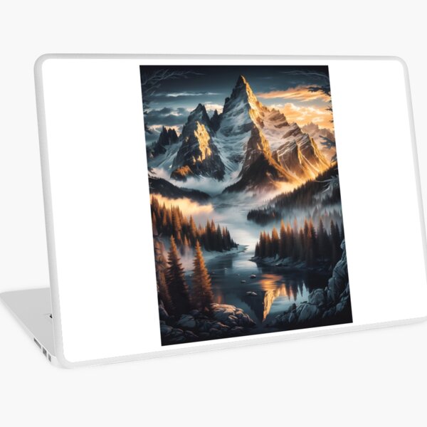 Item preview, Ice-Topped Mountains designed and sold by AnamMHavan.