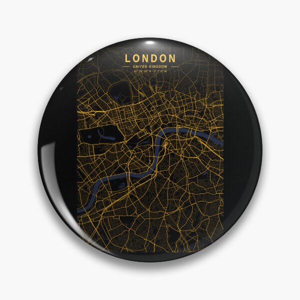 Item preview, London Golden Map designed and sold by My Digital Mind.