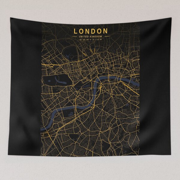 Item preview, London Golden Map designed and sold by My Digital Mind.