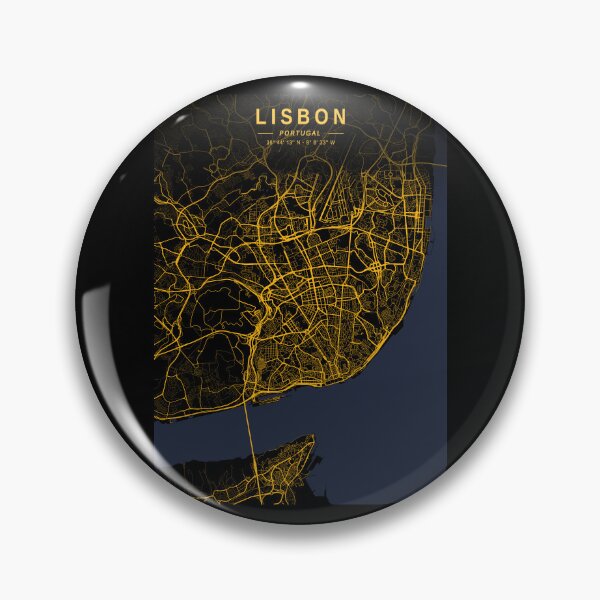 Item preview, Lisbon Golden Map designed and sold by My Digital Mind.