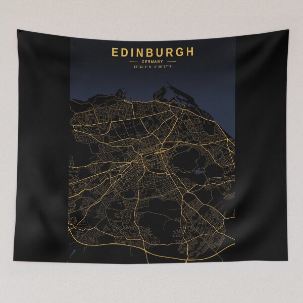 Item preview, Edinburgh Golden Map designed and sold by My Digital Mind.