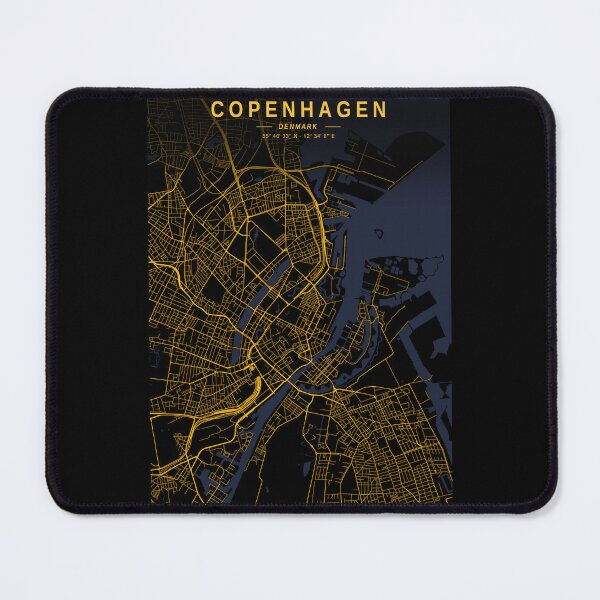 Item preview, Copenhagen Golden Map designed and sold by My Digital Mind.