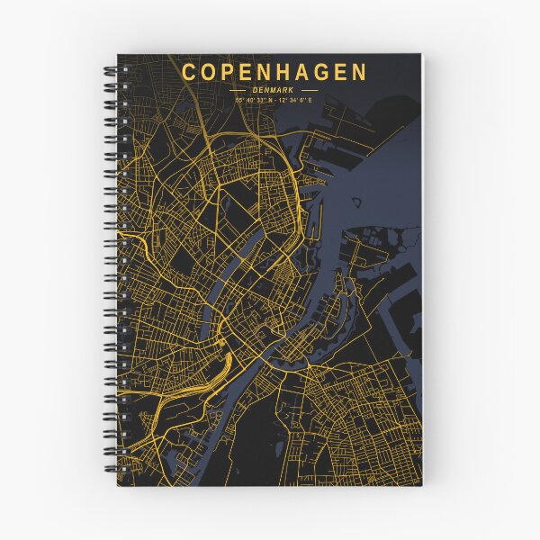 Item preview, Copenhagen Golden Map designed and sold by My Digital Mind.