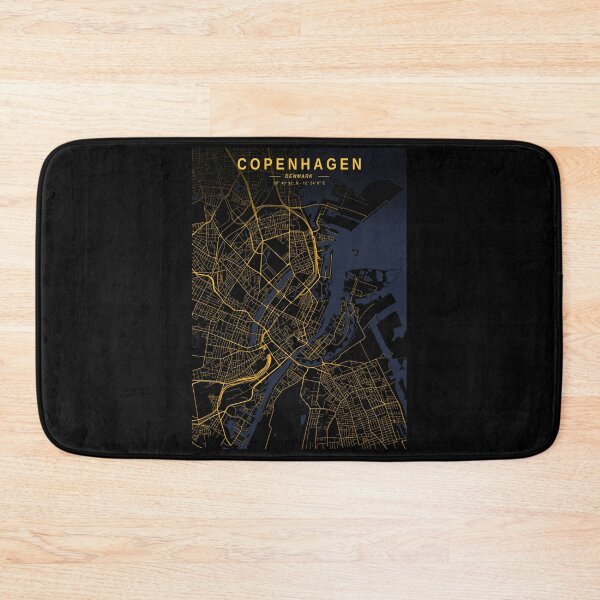 Item preview, Copenhagen Golden Map designed and sold by My Digital Mind.