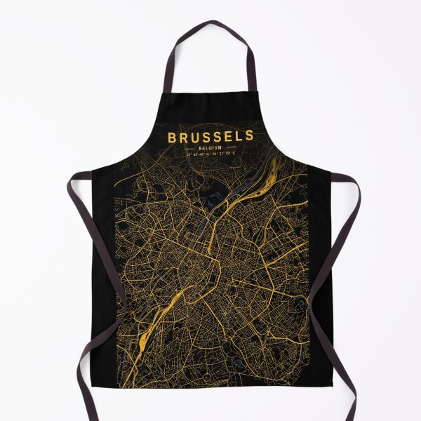 Item preview, Brussels Golden Map designed and sold by My Digital Mind.