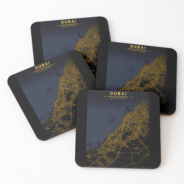 Item preview, Dubai Golden Map designed and sold by My Digital Mind.
