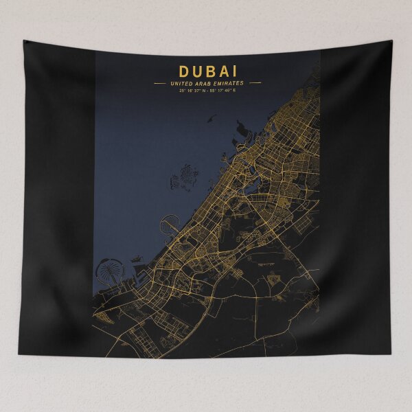 Item preview, Dubai Golden Map designed and sold by My Digital Mind.