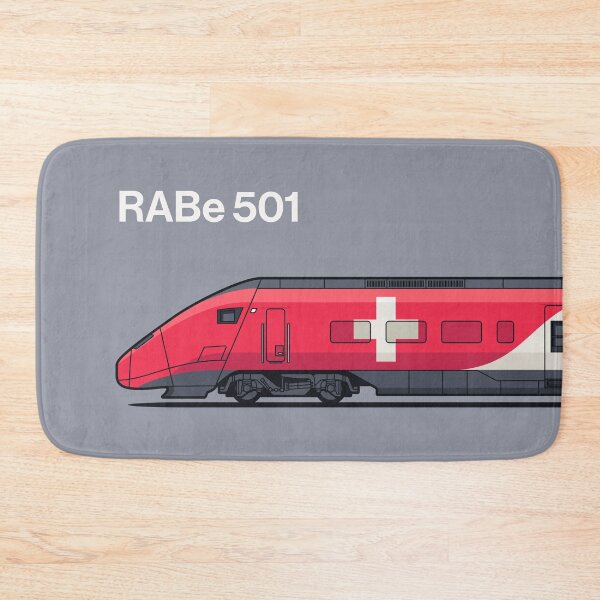 Item preview, RABe Grey High Speed Train Side Switzerland designed and sold by VoodooCircus.