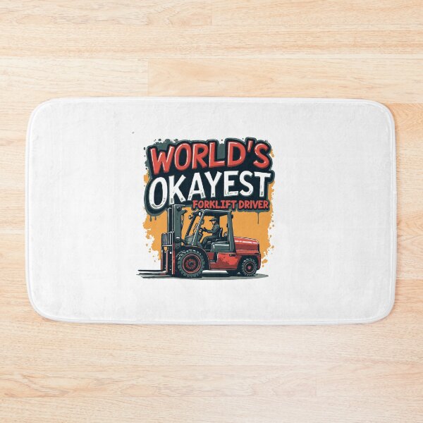 Item preview, World's Okayest Forklift Driver designed and sold by TeesYouWant.