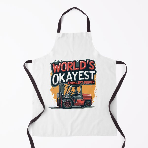 Item preview, World's Okayest Forklift Driver designed and sold by TeesYouWant.