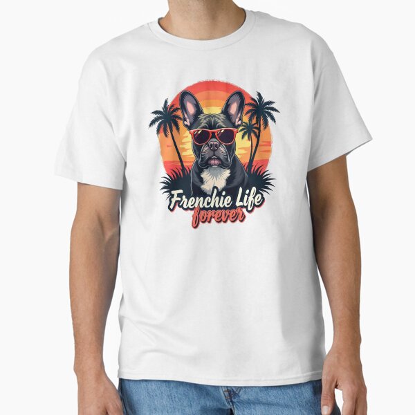 Item preview, Frenchie Life Forever Vintage Sunset Cool French Bulldog designed and sold by perlham123.
