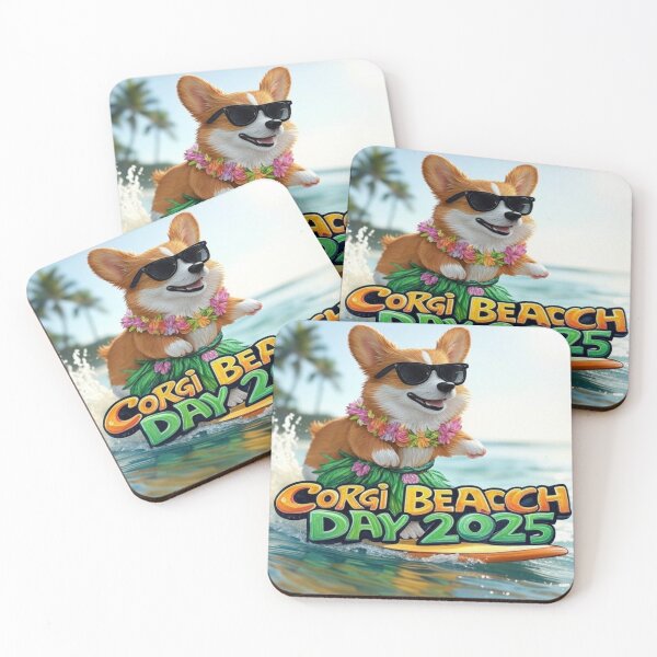 Item preview, Corgi Beach Day 2025 designed and sold by Corgi Headquarters .