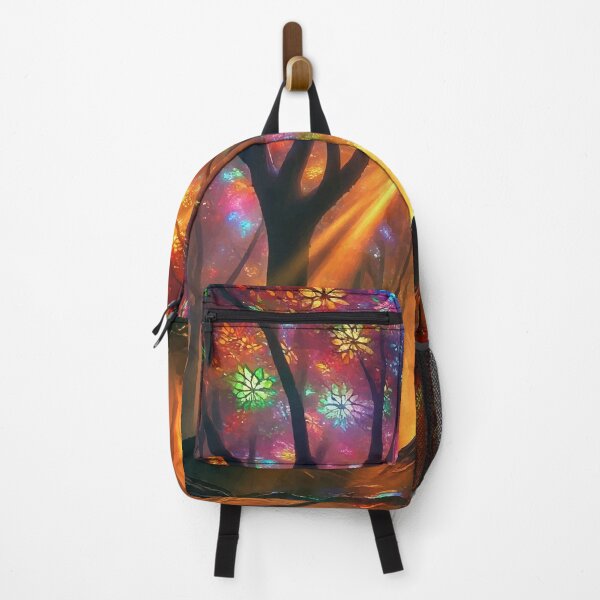 Item preview, The Enchanted Canopy: A Forest of Shimmering Stained Glass designed and sold by AbstractAnom.