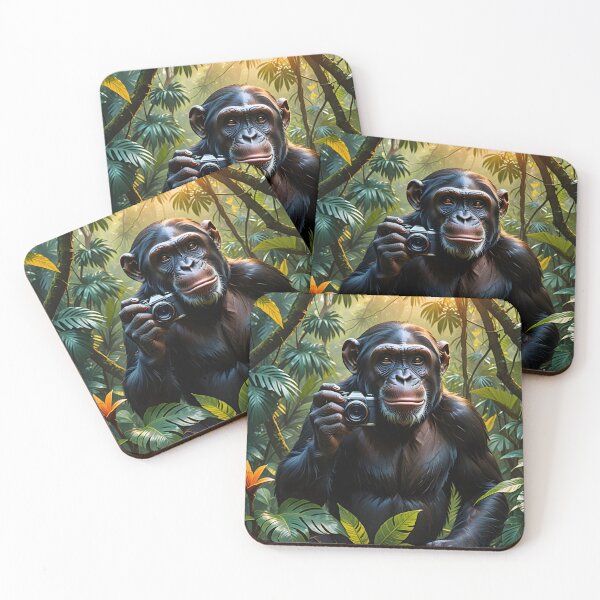 Item preview, A chimpanzee monkey holding a camera designed and sold by yeshayad.