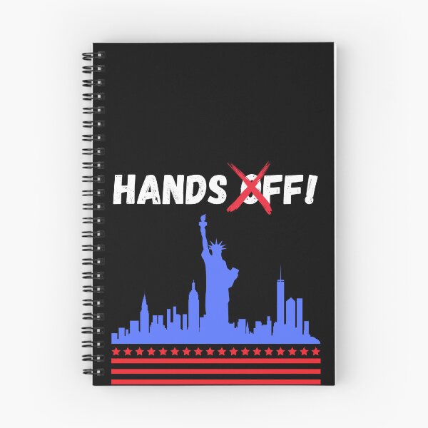 Item preview, Hands Off – Statue of Liberty and Skyline Design designed and sold by piocreations.