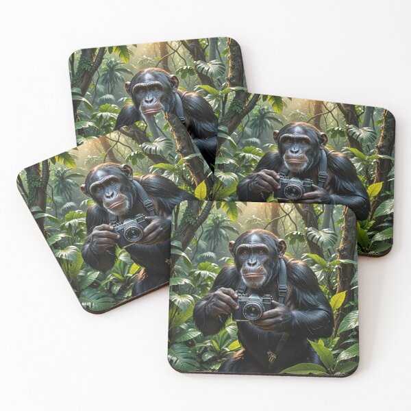 Item preview, A chimpanzee monkey holding a camera designed and sold by yeshayad.
