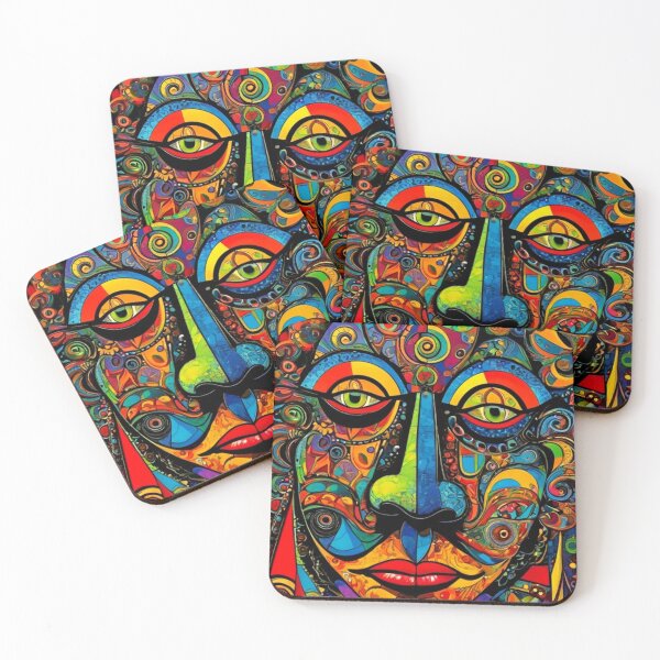 Item preview,  Abstract Face Art designed and sold by TheDarkWardrobe.
