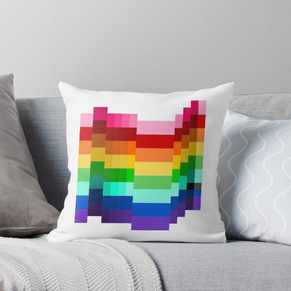 Item preview, Pixel Pride Flag Classic Rainbow designed and sold by HarveyHandcraftsandDesigns.