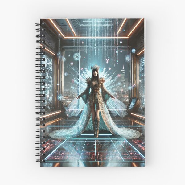 Item preview, The Cyberpunk Queen: Royalty in the Digital Age designed and sold by AbstractAnom.