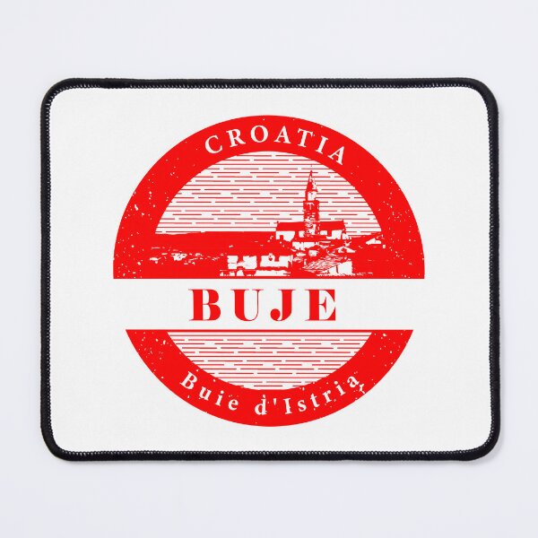 Item preview, The City Buje - Croatia 002 Red designed and sold by MC Art Studio.