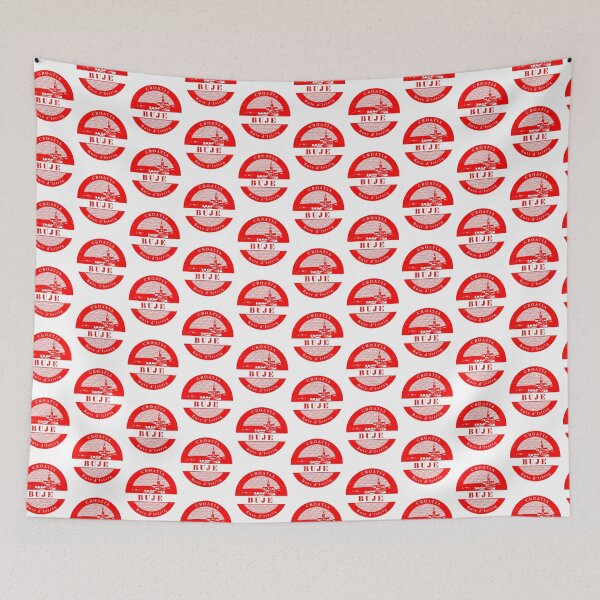Item preview, The City Buje - Croatia 002 Red designed and sold by MC Art Studio.