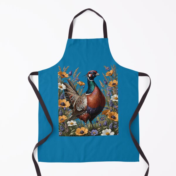 Item preview, Ring-necked Pheasant Amongst Meadow Wildflowers designed and sold by taiche.