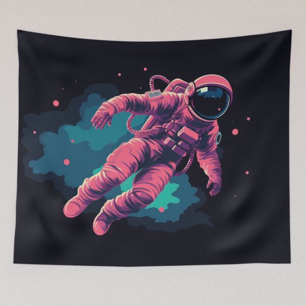 Item preview, Astronaut floating in the sky with clouds designed and sold by anytka.