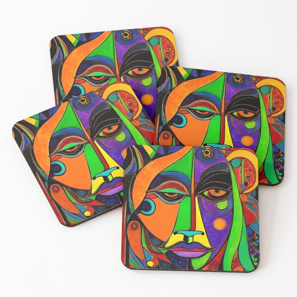 Item preview, Abstract Face Art designed and sold by TheDarkWardrobe.
