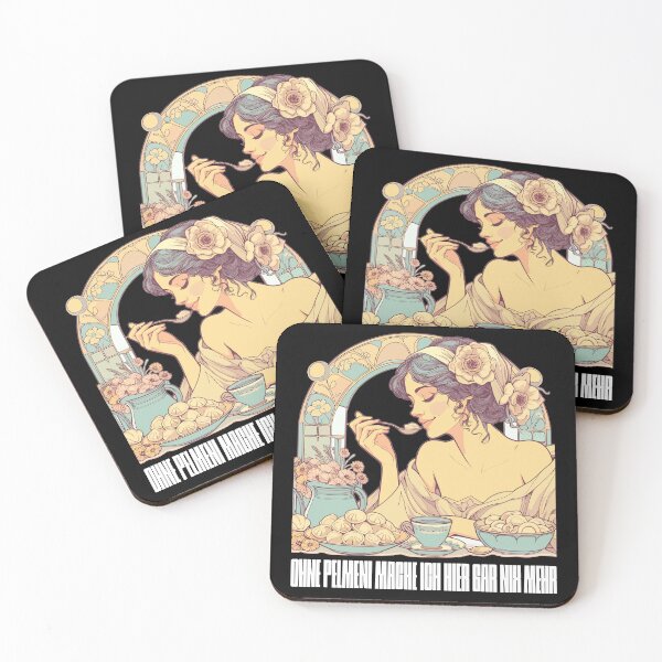 Item preview, No Pelmeni, no beautiful woman Art Nouveau gift designed and sold by Pineapple-Tree.