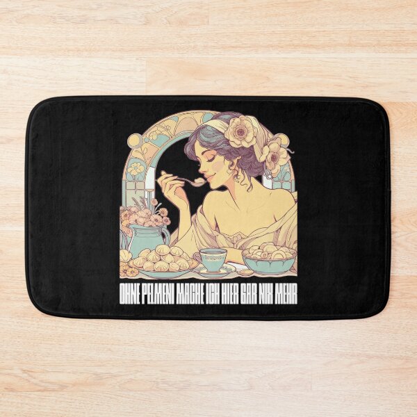 Item preview, No Pelmeni, no beautiful woman Art Nouveau gift designed and sold by Pineapple-Tree.