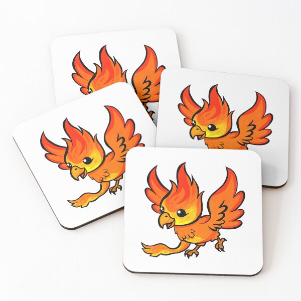 Item preview, Cute Phoenix Illustration designed and sold by Templatemini.