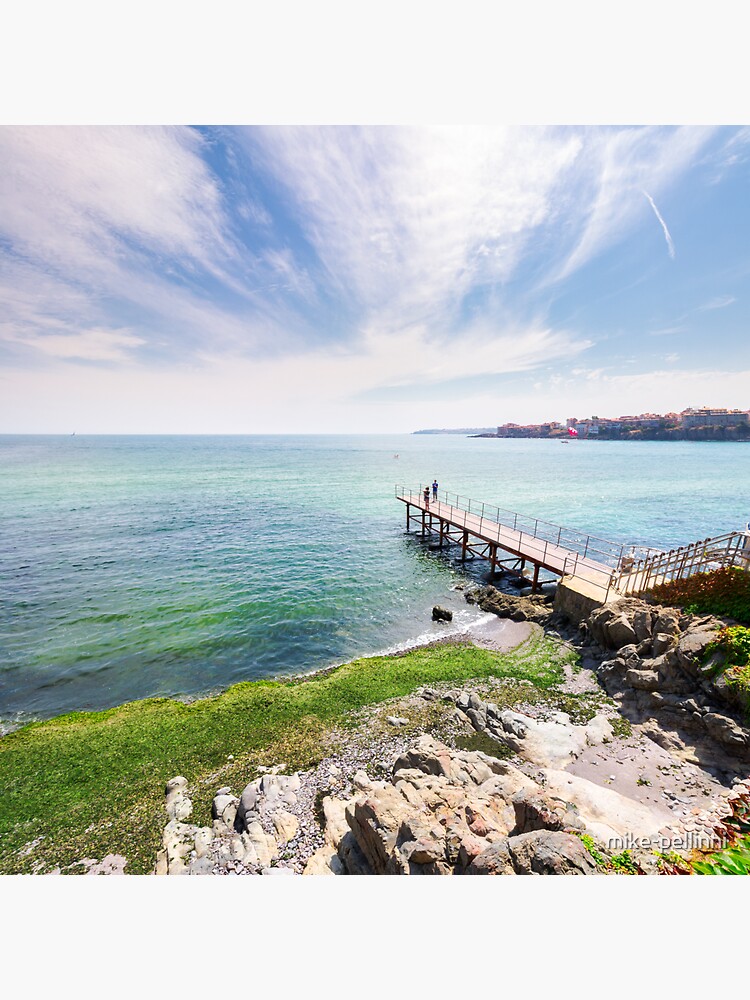pierce on the seashore in summer by mike-pellinni