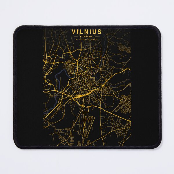 Item preview, Vilnius Golden Map designed and sold by My Digital Mind.