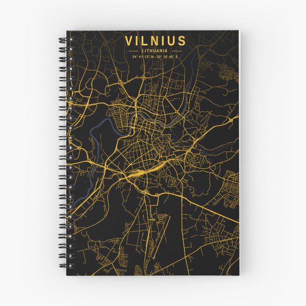 Item preview, Vilnius Golden Map designed and sold by My Digital Mind.