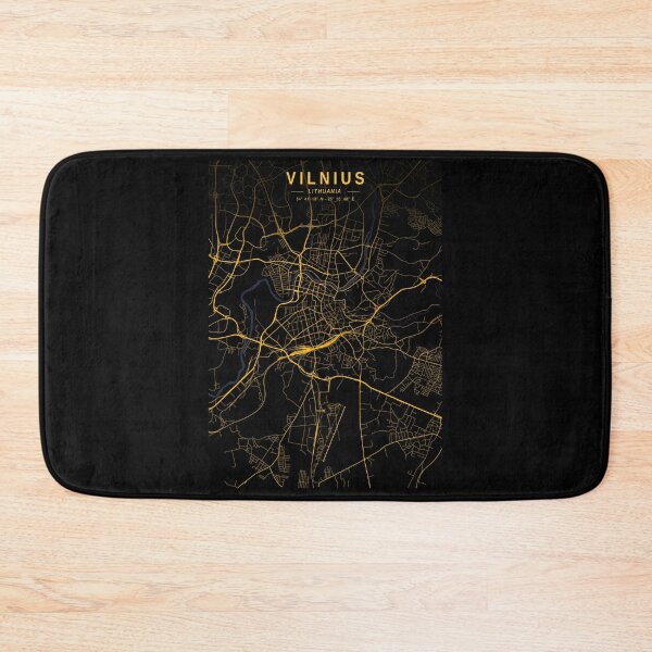 Item preview, Vilnius Golden Map designed and sold by My Digital Mind.