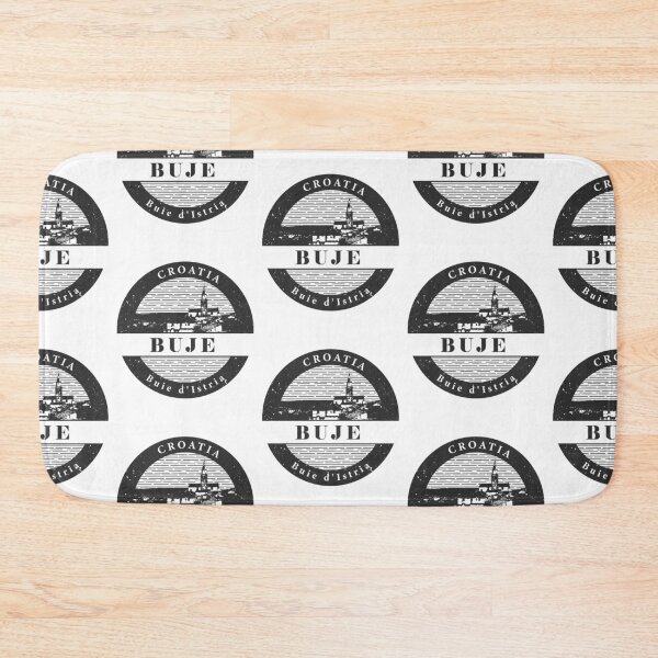 Item preview, The City Buje - Croatia 002 Black designed and sold by MC Art Studio.